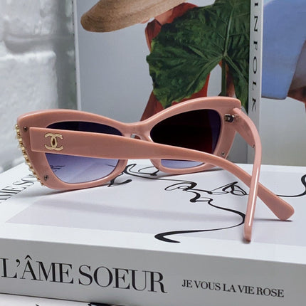CHANEL 26S SHARP CAT EYE FRAME IN PINK ACETATE 404639