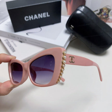 CHANEL 26S SHARP CAT EYE FRAME IN PINK ACETATE 404639