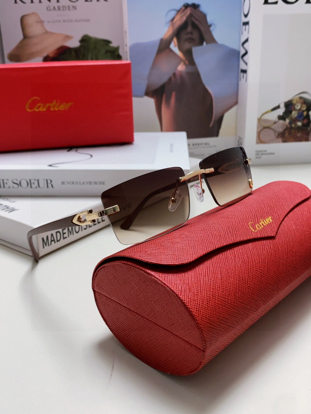 C DE RECTANGULAR FRAME SUNGLASSES 518454 IN METAL