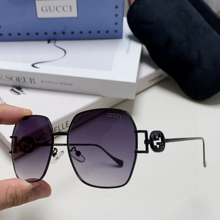 SQUARE FRAME SUNGLASSES 570217 IN METAL