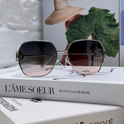 SQUARE FRAME SUNGLASSES 570217 IN METAL