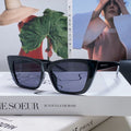 YSL SUNGLASSES IN BLACK ACETATE 652594