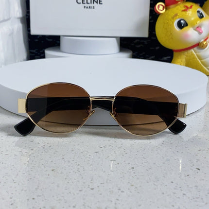 CELINE 26S OVAL FRAME IN METAL 493072
