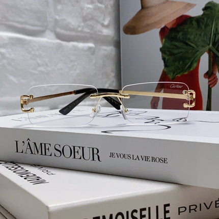 CARTIER 26S RECTANGULAR FRAME IN METAL 443356