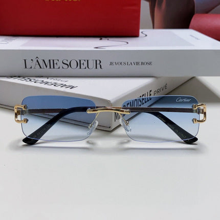 CARTIER 26S RECTANGULAR FRAME IN METAL 443358