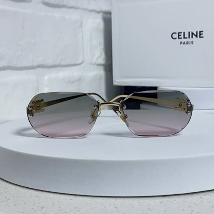 CELINE 26S POLYGONAL FRAME IN METAL 493096