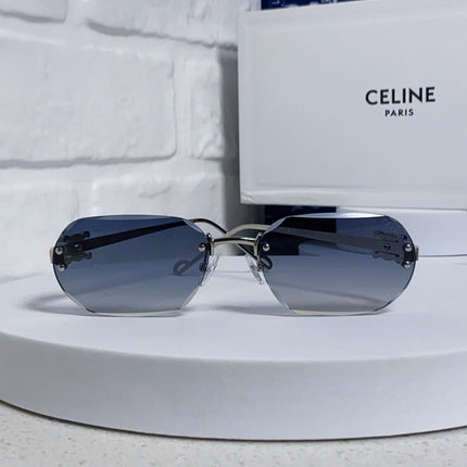 CELINE 26S POLYGONAL FRAME IN METAL 493097