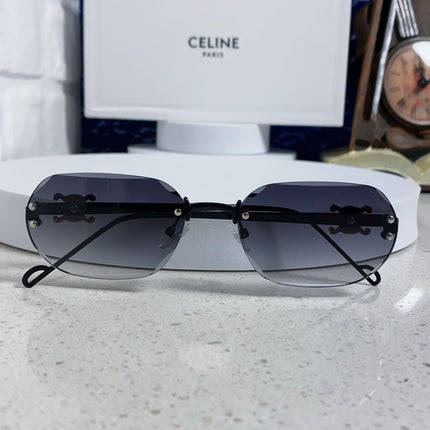 CELINE 26S POLYGONAL FRAME IN METAL 493098
