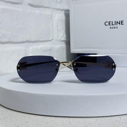 CELINE 26S POLYGONAL FRAME IN METAL 493101