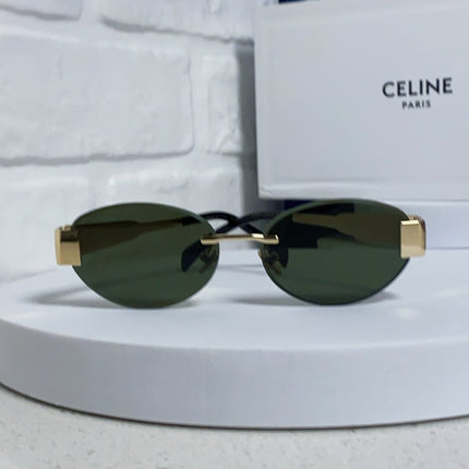 CELINE 26S RIMLESS OVAL FRAME IN METAL 493104