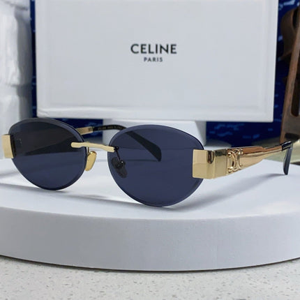 CELINE 26S RIMLESS OVAL FRAME IN METAL 493106