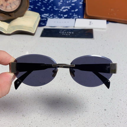 CELINE 26S RIMLESS OVAL FRAME IN METAL 493107