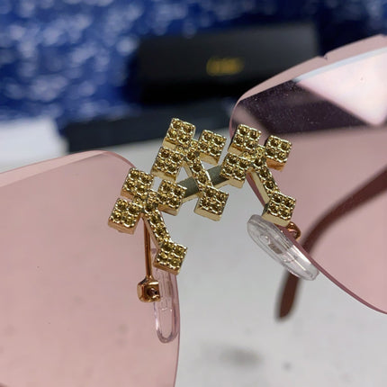 CARTIER 26S RIMLESS RECTANGULAR FRAME IN METAL 436007