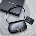 VOLTAIRE IN BOX 21 IN BLACK CALFSKIN GOLD LOGO