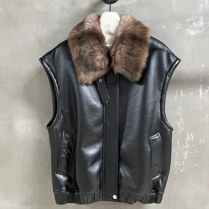 YSL 25S LEATHER VEST STYLE 144