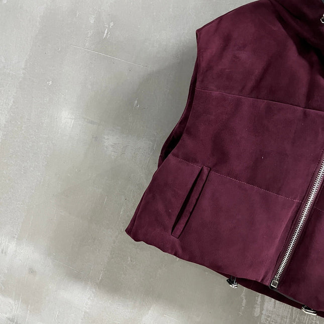 PRADA 25S SUEDE DOWN VEST 385