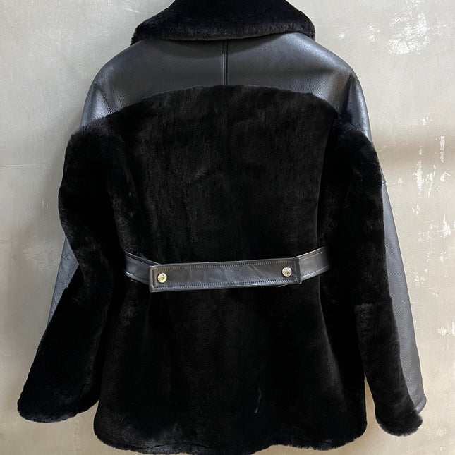 HERMES 25S SHEARLING JACKET 348