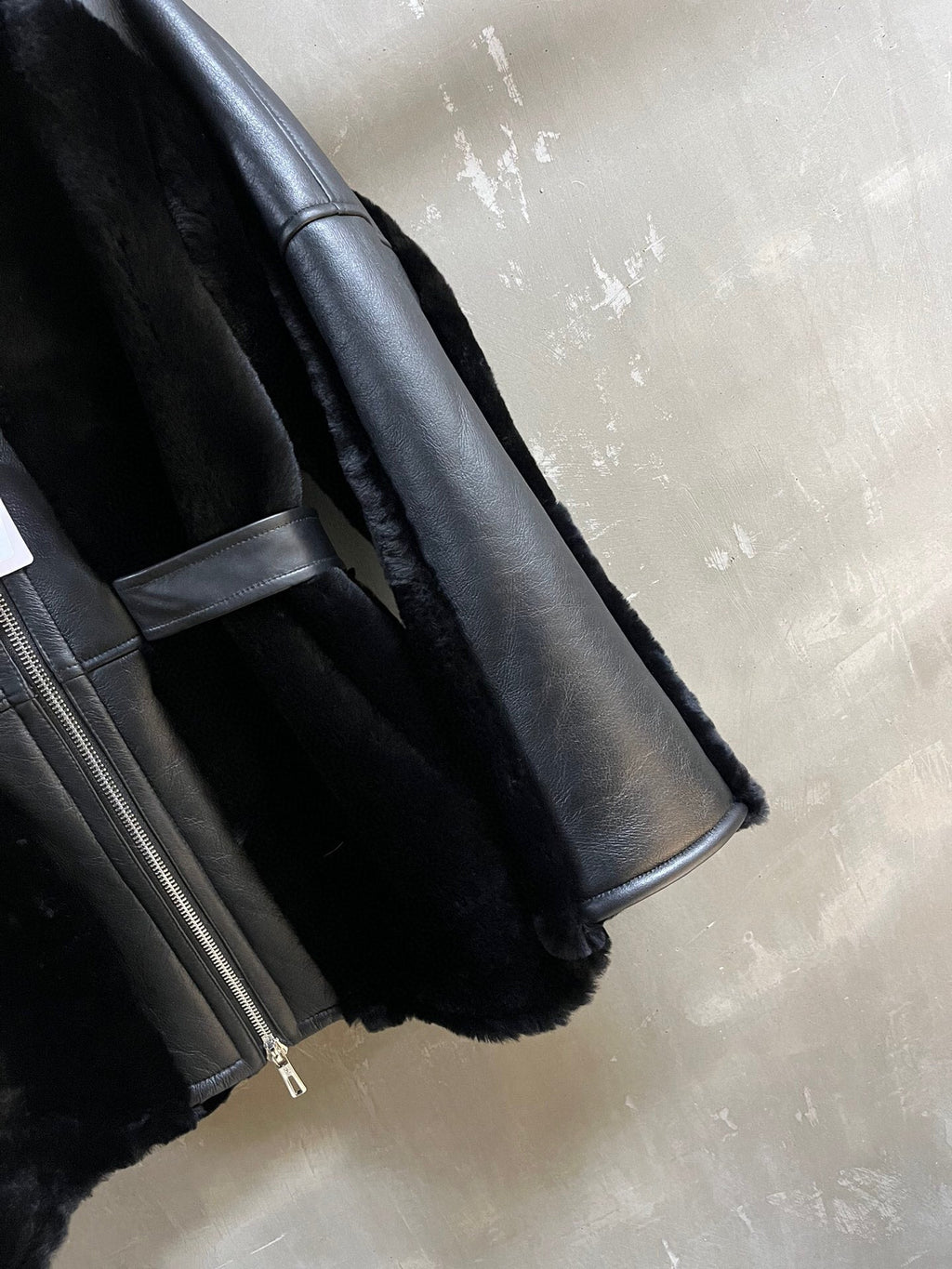 HERMES 25S SHEARLING JACKET 348
