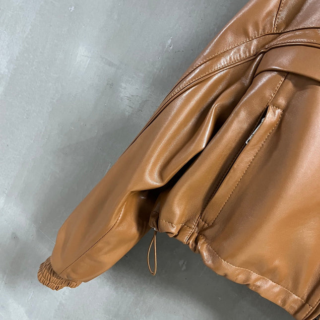 PRADA 26S LEATHER JACKET 1120