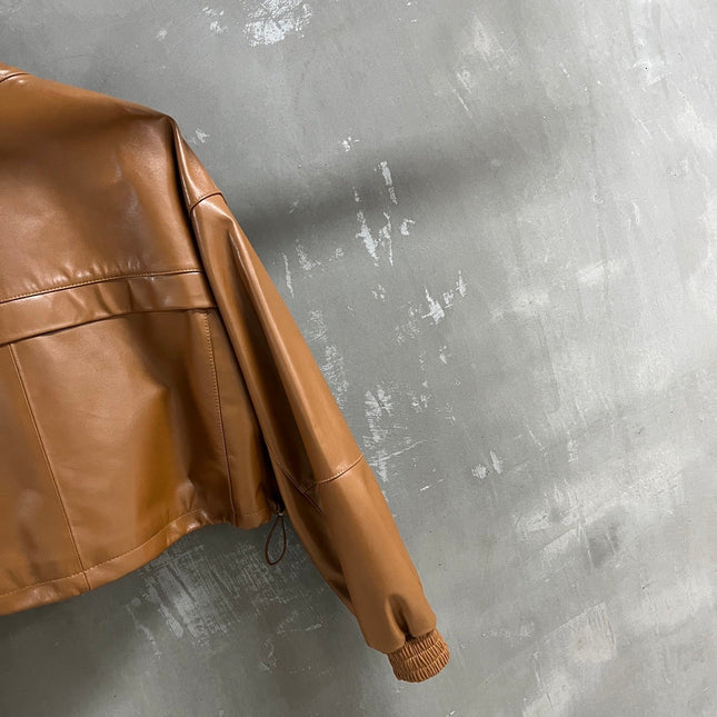 PRADA 26S LEATHER JACKET 1120