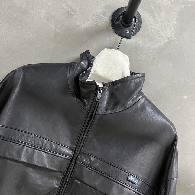PRADA 26S LEATHER JACKET 1119