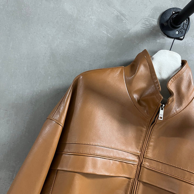 PRADA 26S LEATHER JACKET 1118
