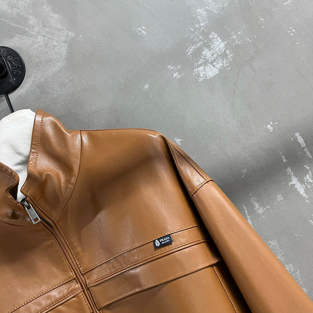 PRADA 26S LEATHER JACKET 1118