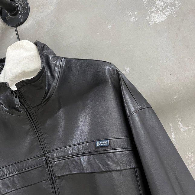 PRADA 26S LEATHER JACKET 1117