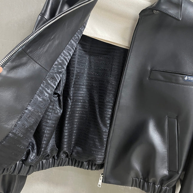 PRADA 26S LEATHER JACKET 1101