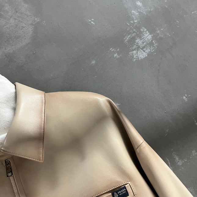 PRADA 26S LEATHER JACKET 1100