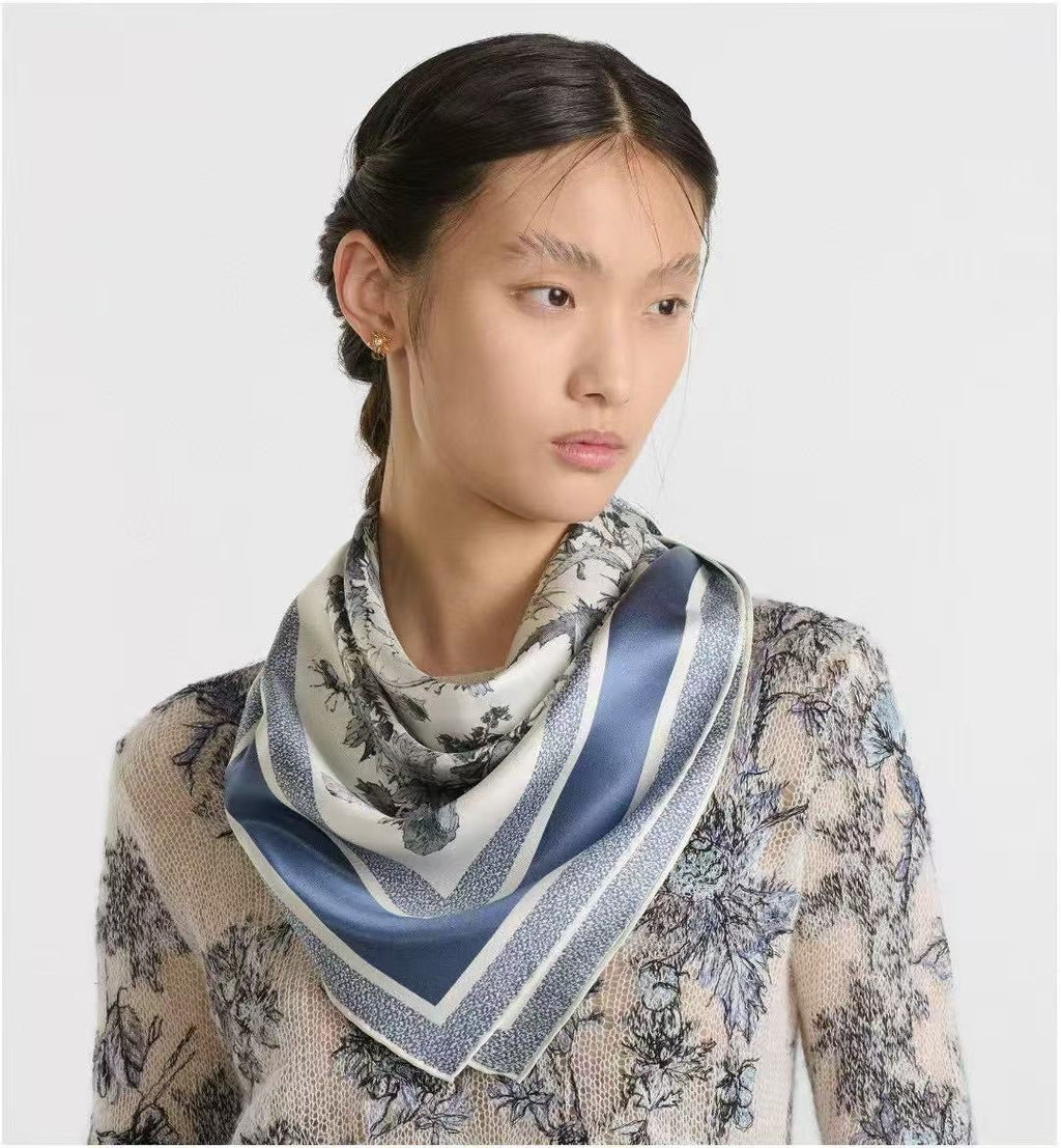 DIOR 26S SCARF 90CM IN SILK 304189