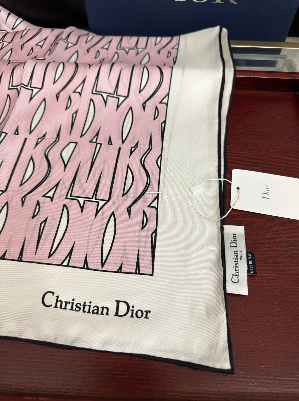 DIOR 26S SCARF 90CM IN SILK 307334