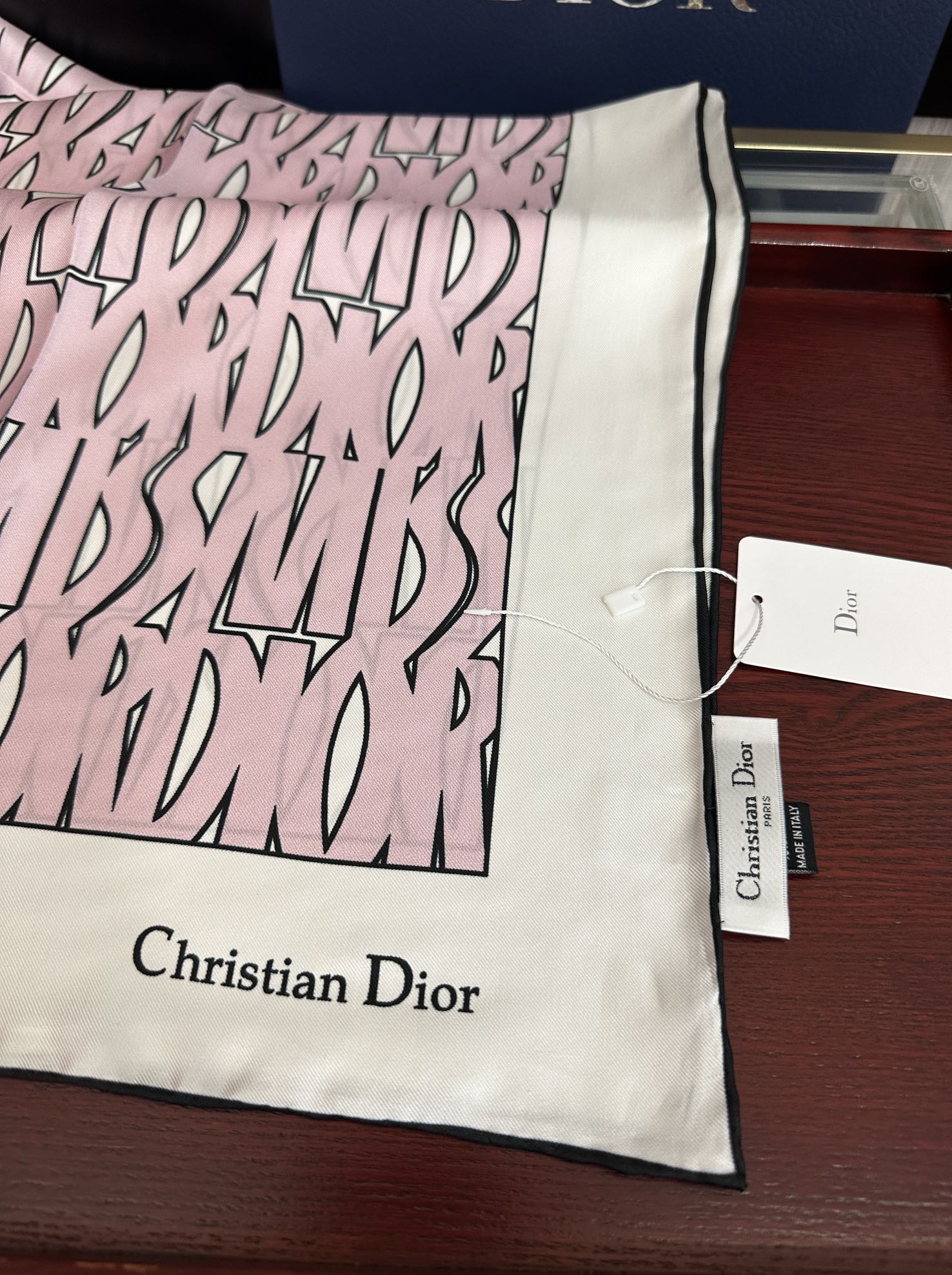 DIOR 26S SCARF 90CM IN SILK 307334