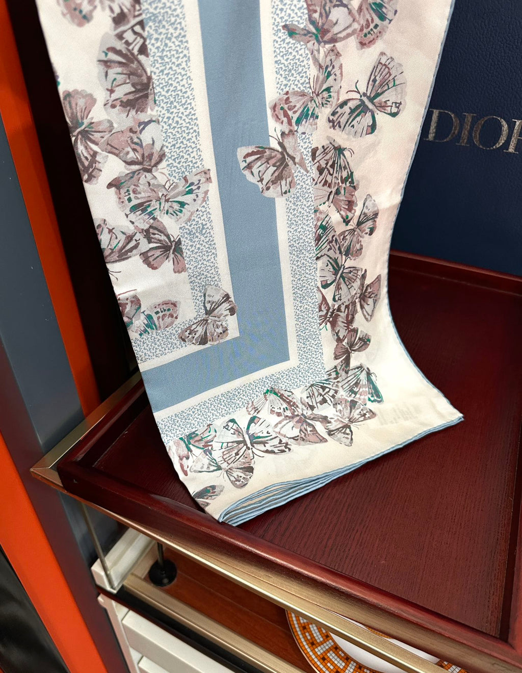 DIOR 26S SCARF 90CM IN SILK 295706