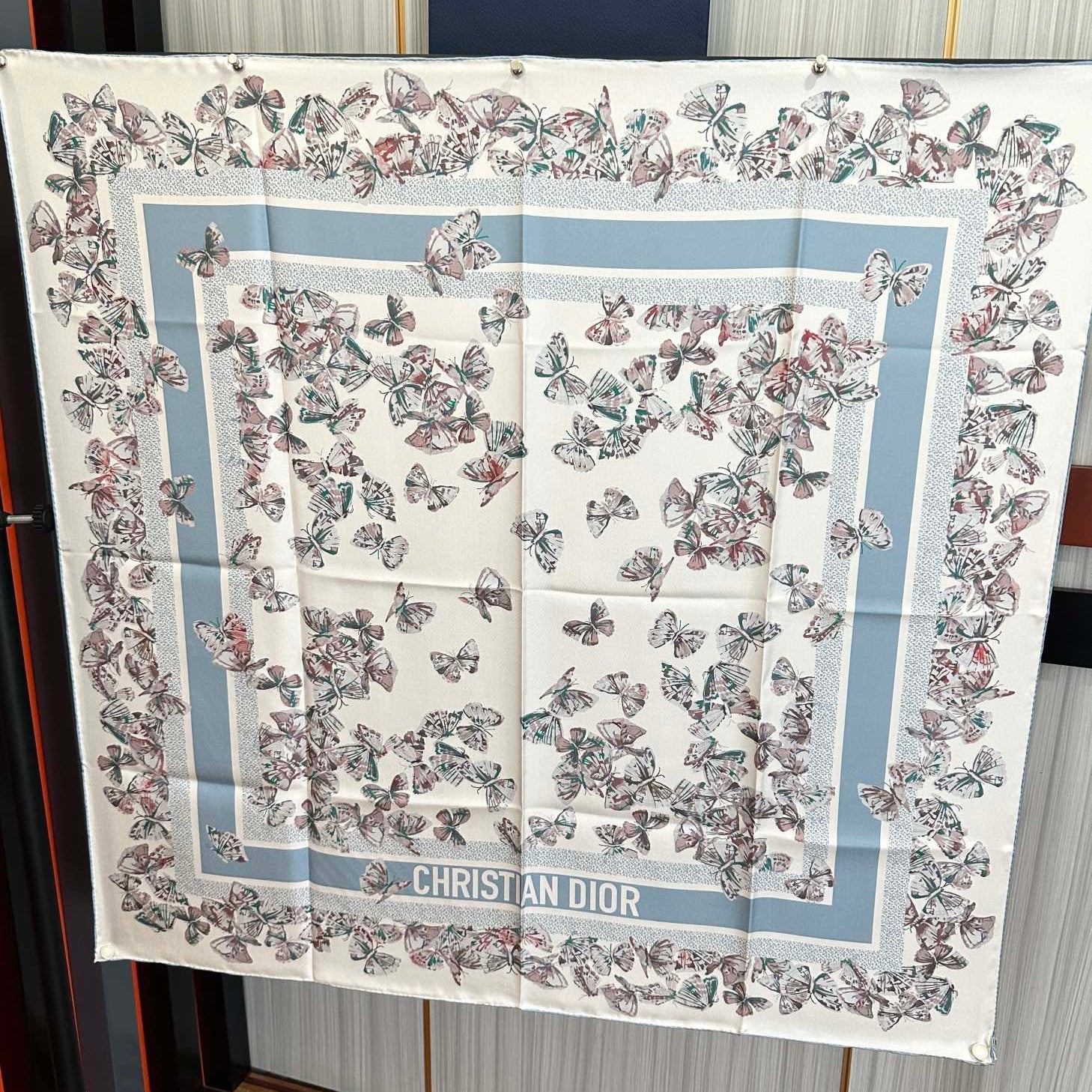 DIOR 26S SCARF 90CM IN SILK 295706