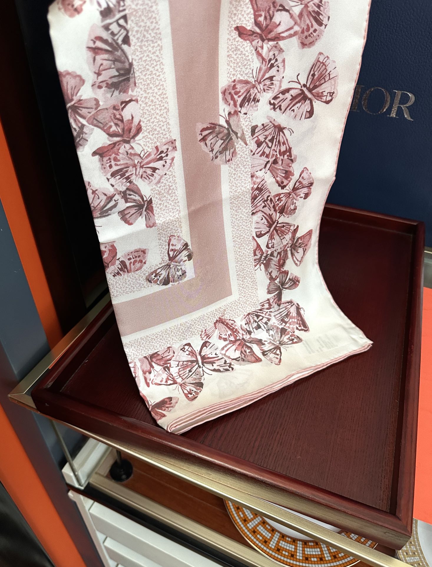 DIOR 26S SCARF 90CM IN SILK 295707