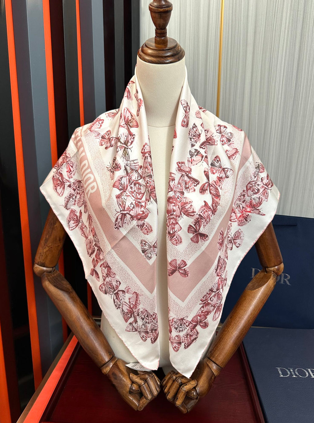 DIOR 26S SCARF 90CM IN SILK 295707