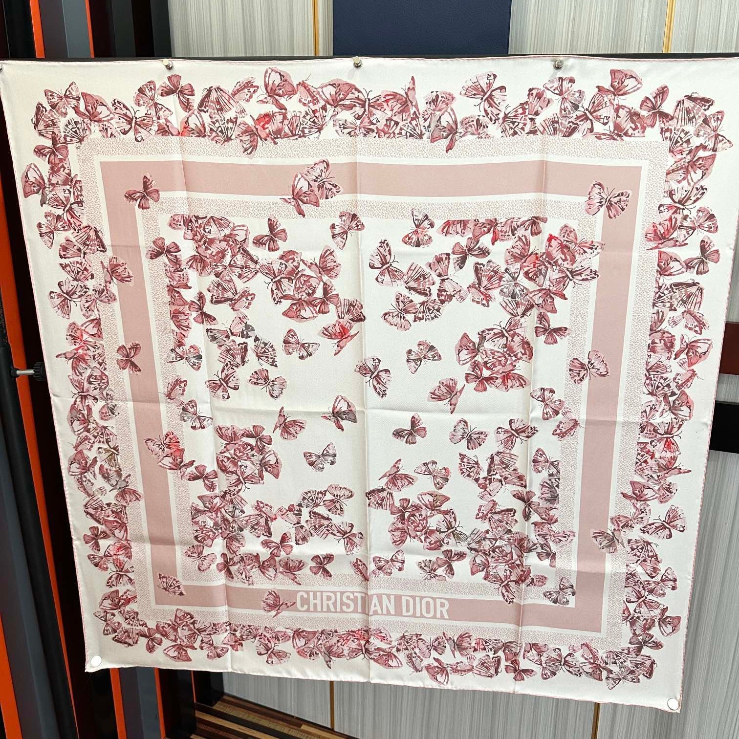 DIOR 26S SCARF 90CM IN SILK 295707