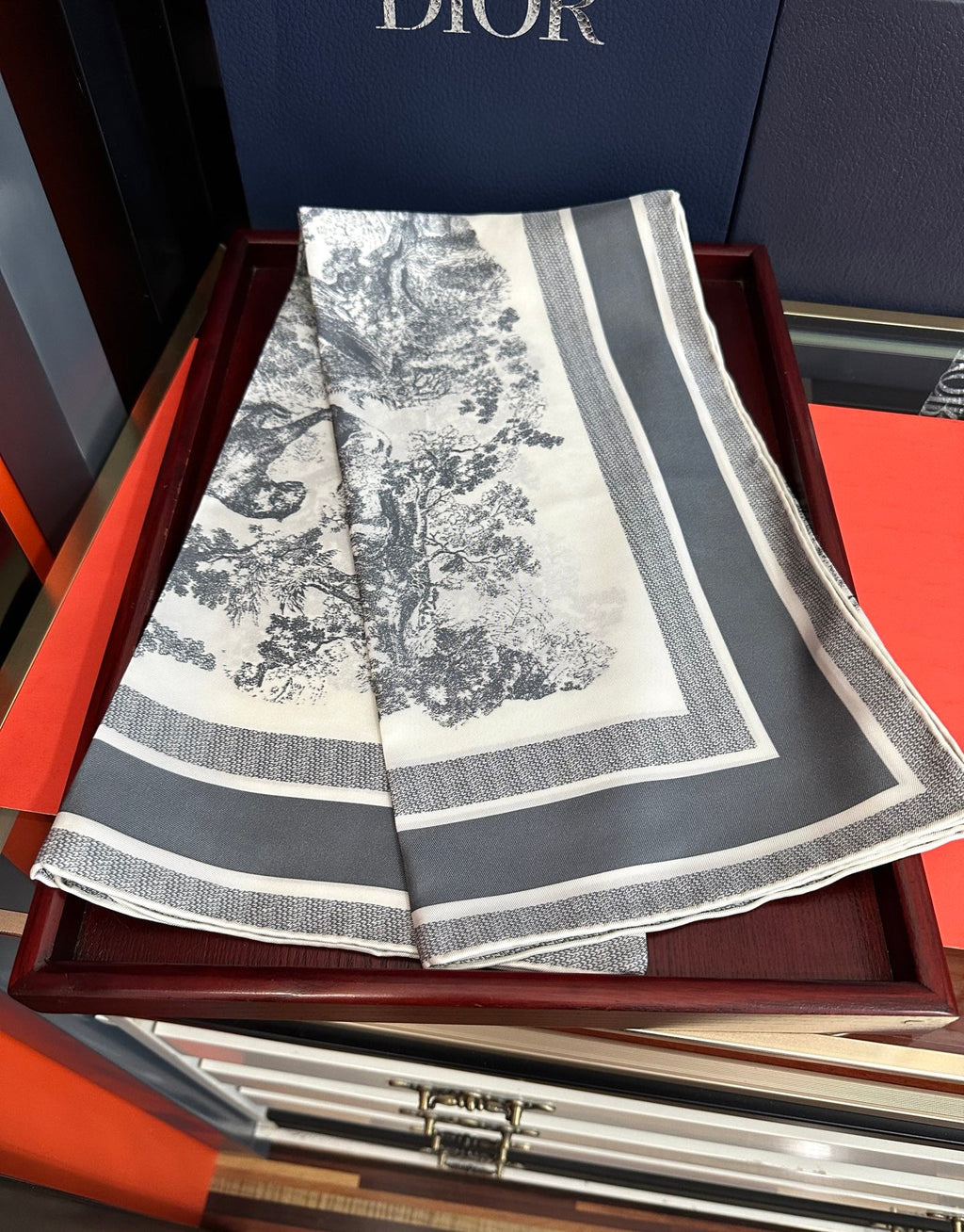 DIOR 26S SCARF 90CM IN SILK 313454