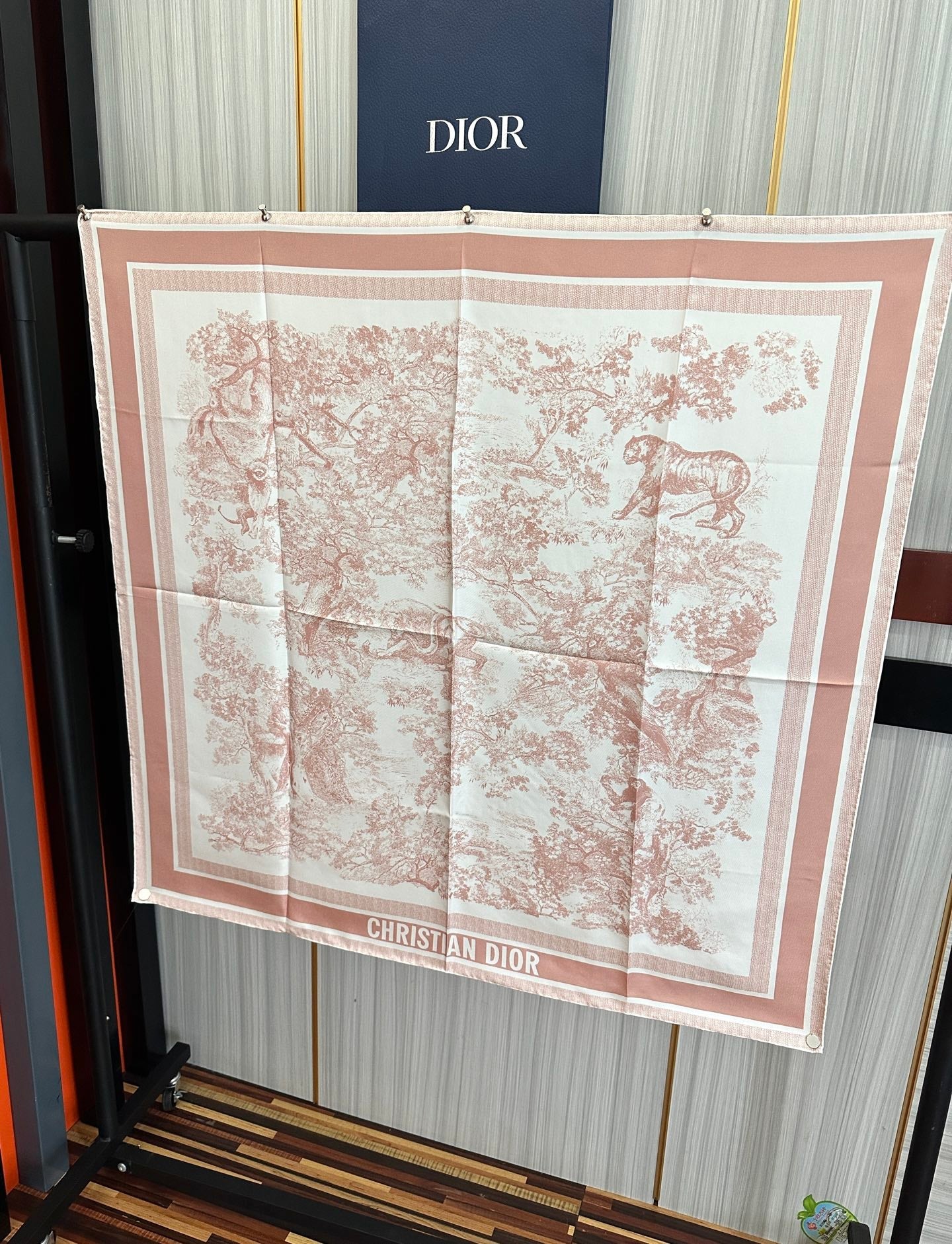 DIOR 26S SCARF 90CM IN SILK 313455