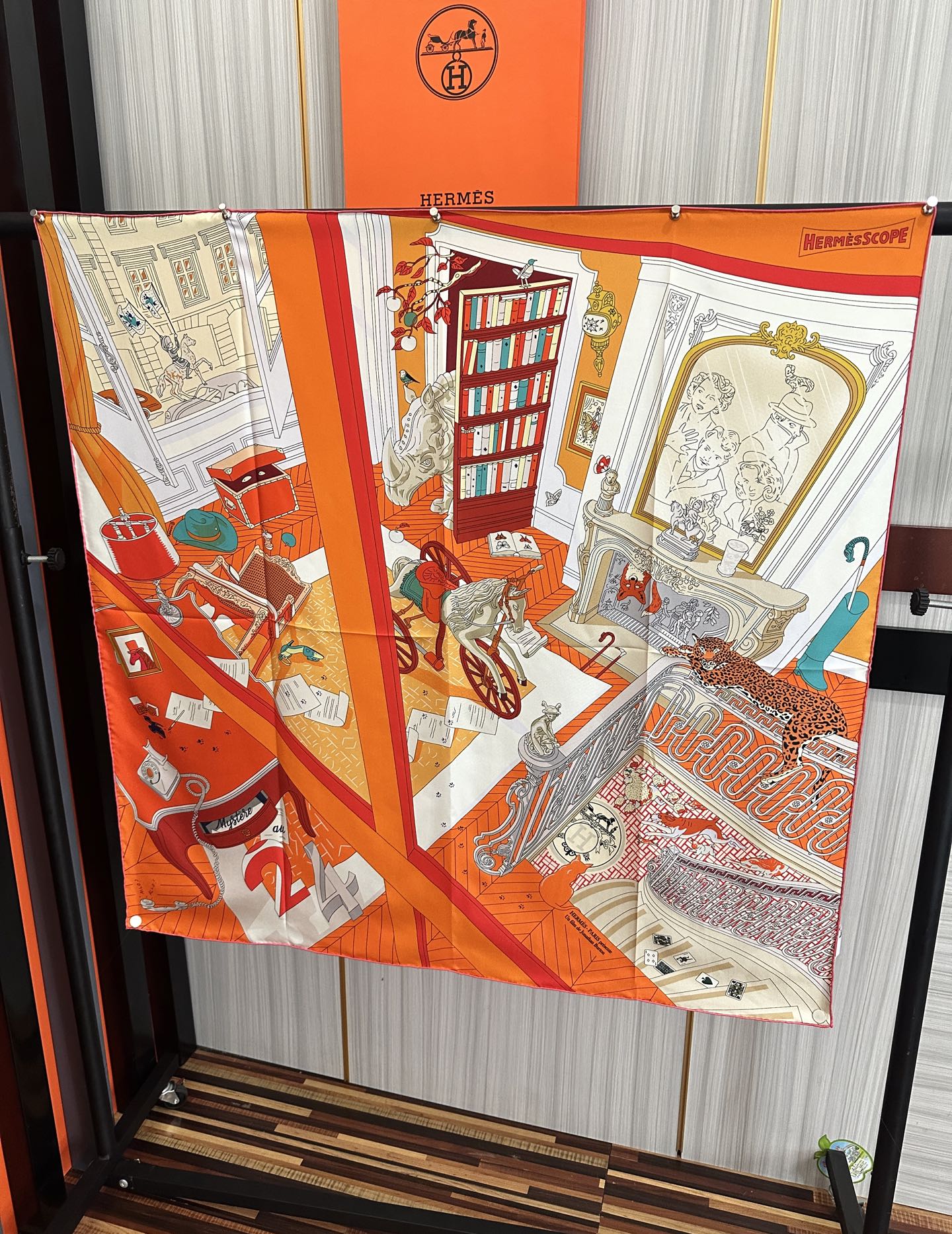 HERMES 26S SCARF 90 IN SILK 303324