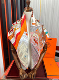HERMES 26S SCARF 90 IN SILK 303324