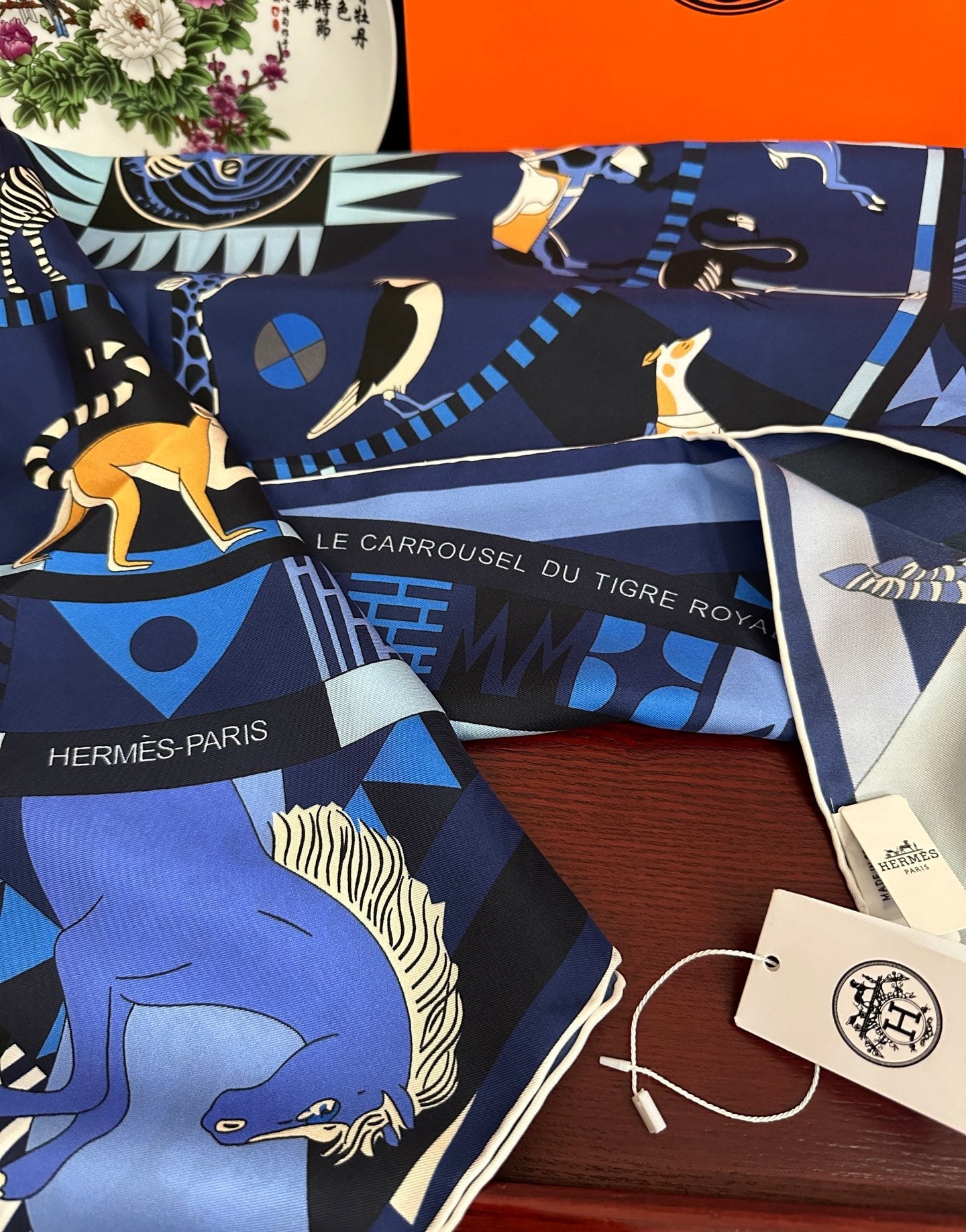 HERMES 26S SCARF 90 IN SILK 303330
