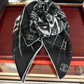 CHANEL 26S SCARF 90 IN SILK 309999