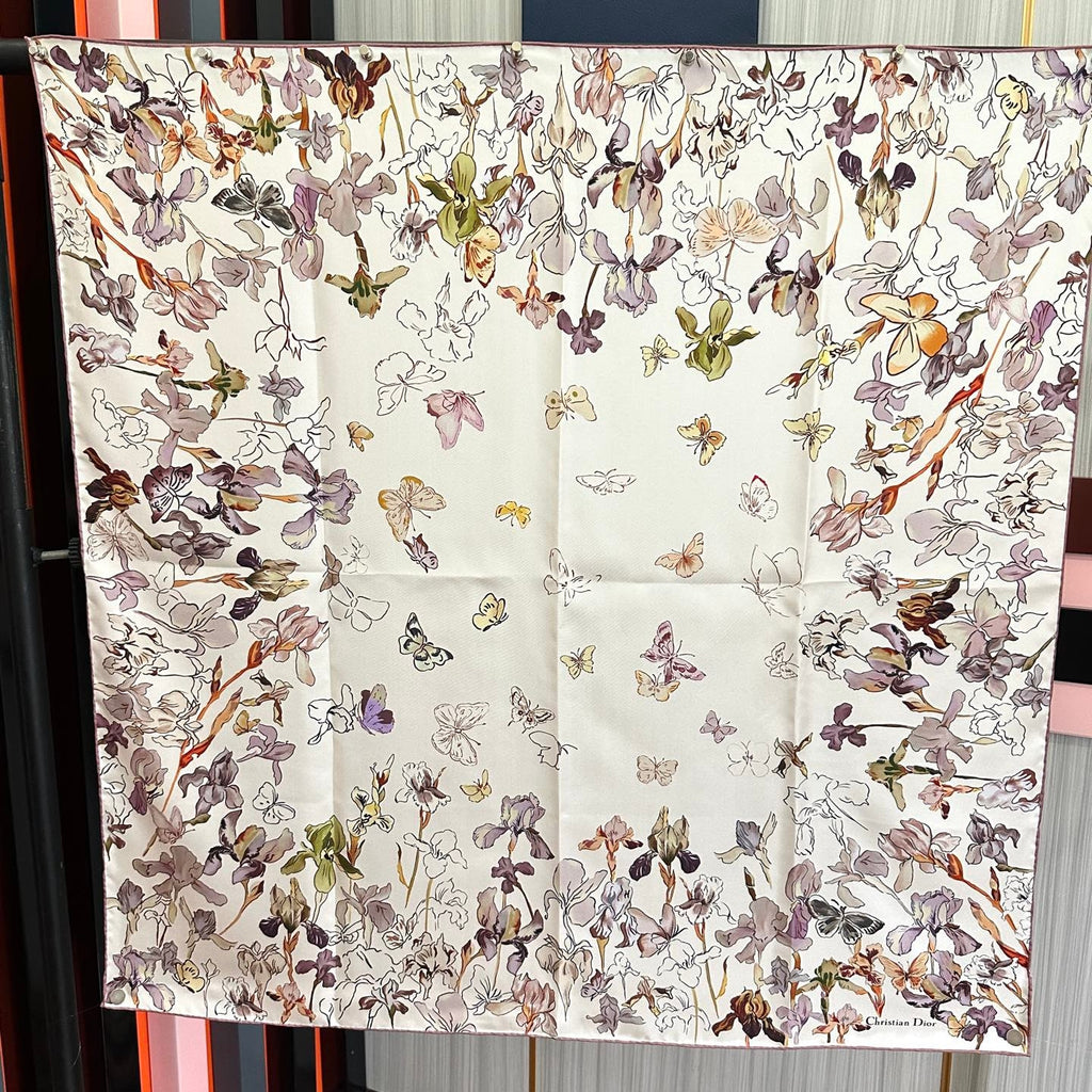 DIOR 26S SCARF 90CM IN SILK 304666