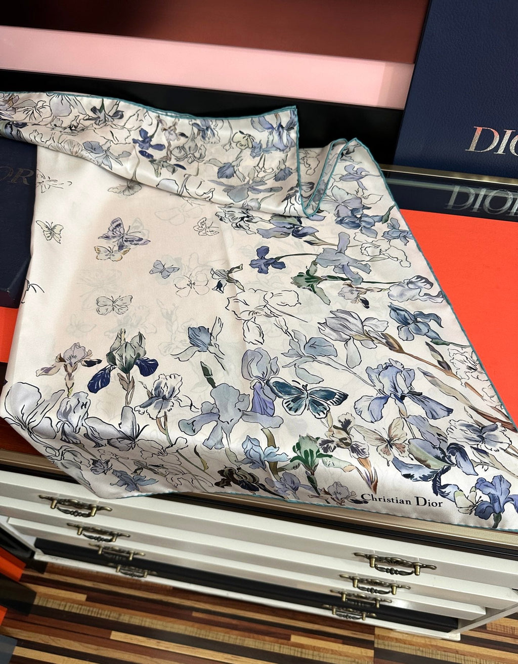 DIOR 26S SCARF 90CM IN SILK 304667
