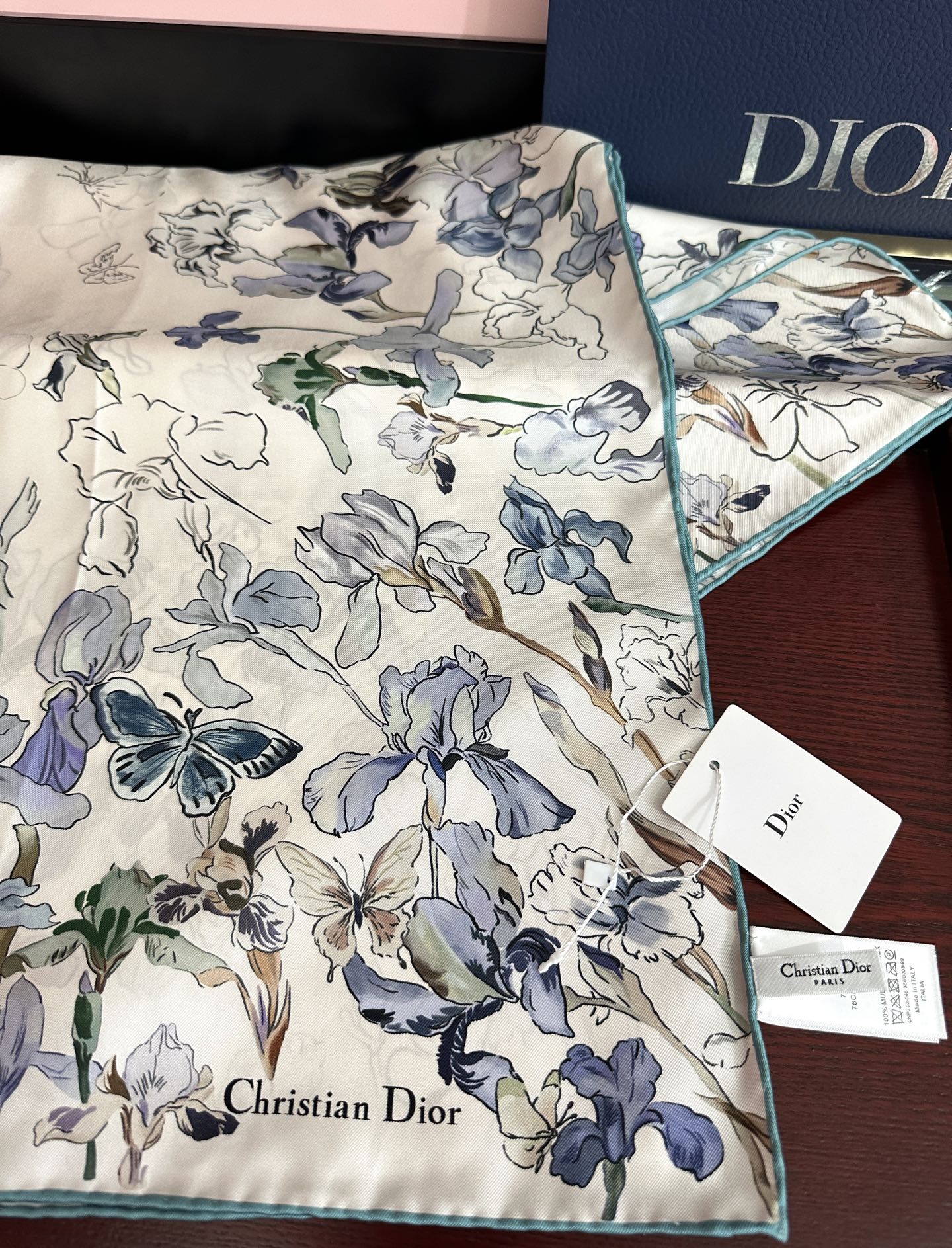 DIOR 26S SCARF 90CM IN SILK 304667
