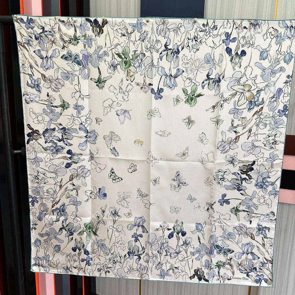 DIOR 26S SCARF 90CM IN SILK 304667