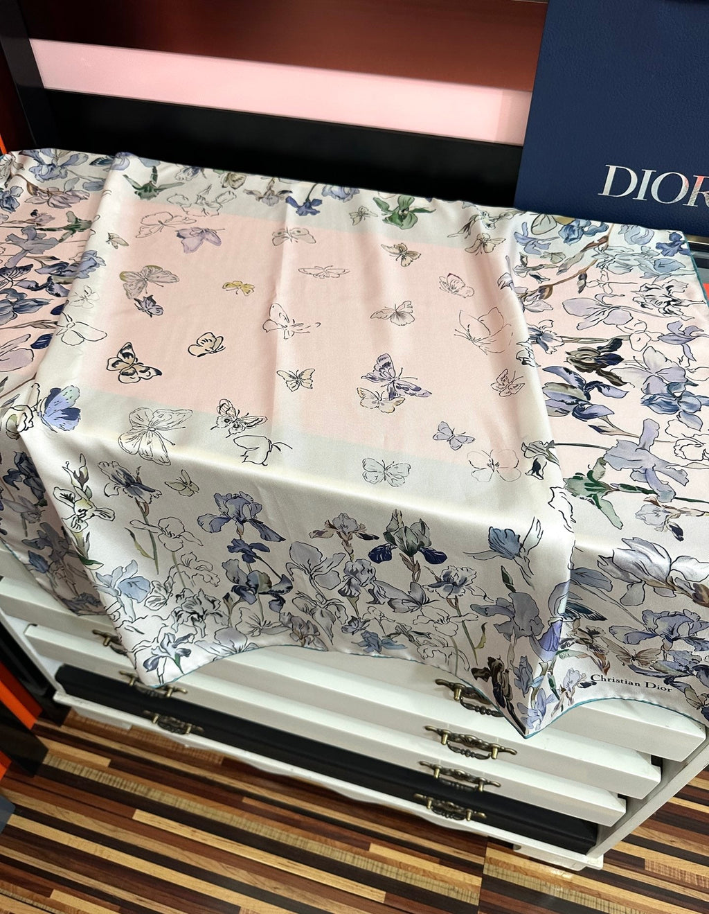 DIOR 26S SCARF 90CM IN SILK 304667