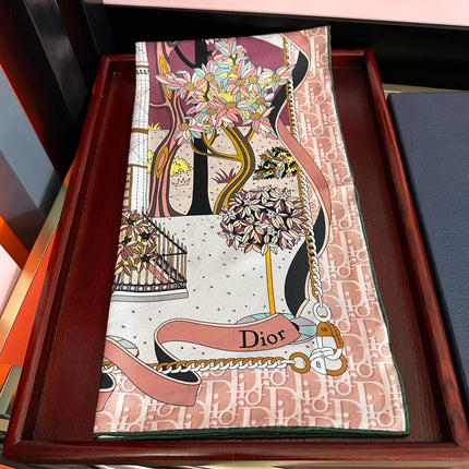 DIOR 26S SCARF 90 IN SILK 427295
